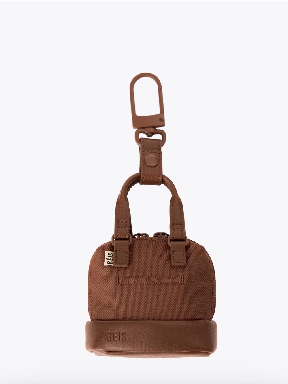 BEIS The Micro Weekender Charm 
in Maple